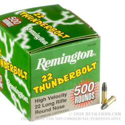 5000 Rounds of .22 LR Ammo by Remington - 40gr LRN
