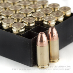 50 Rounds of 9mm Ammo by Fiocchi - 124gr CMJ