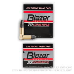 525 Rounds of .22 LR Ammo by CCI - 40gr LRN