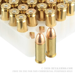 50 Rounds of .38 Super + P Ammo by Federal American Eagle - 130gr FMJ