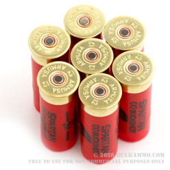 250 Rounds of 12ga Ammo by Spartan Ammo -  00 Buck - 9 Pellets