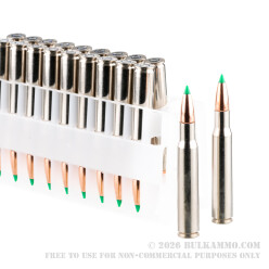 20 Rounds of 30-06 Springfield Ammo by Federal Vital-Shok - 165gr Nosler Ballistic Tip