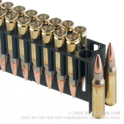 180 Rounds of .308 Win Ammo by Fiocchi - 150gr FMJBT - Plano Can
