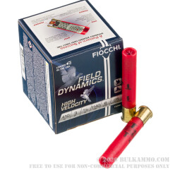 25 Rounds of .410 Ammo by Fiocchi - 11/16 ounce #6 shot