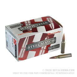 50 Rounds of .308 Win Ammo by Hornady - 155gr HPBT