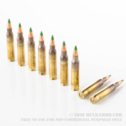 30 Rounds of 5.56x45 Ammo by Federal American Eagle - 62gr FMJBT Fresh Fire Can