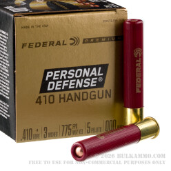 20 Rounds of .410 3" Ammo by Federal -  000 Buck