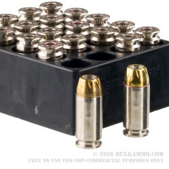 20 Rounds of .40 S&W Ammo by Remington Golden Saber Defense - 180gr BJHP