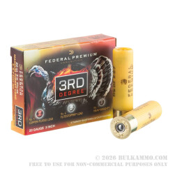 5 Rounds of 20ga Ammo by Federal 3rd Degree - 3" 1 7/16 oz. #5/6/7 Shot