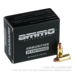 20 Rounds of 9mm Ammo by Ammo Inc. - 115gr JHP