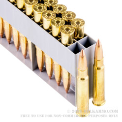 20 Rounds of 8x57mm JRS Mauser Ammo by Sellier & Bellot - 196gr Capped Hollow Point