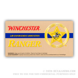500  Rounds of .40 S&W Ammo by Winchester Ranger - 135gr JHP