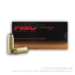 50 Rounds of .44 S&W Spl Ammo by PMC - 180gr JHP