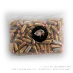 100 Rounds of .45 ACP Ammo by MBI - 185gr FMJ