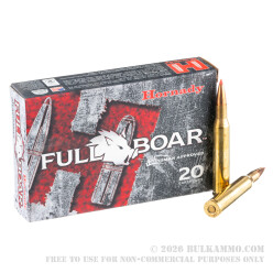 20 Rounds of .270 Win Ammo by Hornady Full Boar - 130gr GMX