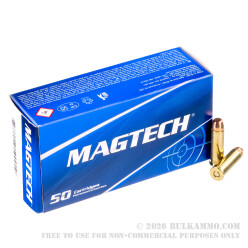 50 Rounds of .38 Special Ammo by Magtech - 130gr FMJ