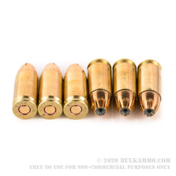 50 Rounds of 9mm Ammo by Israeli Military Industries - 115gr JHP