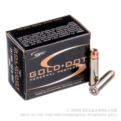 20 Rounds of .357 Mag Ammo by Speer - 158gr JHP