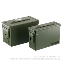 2 Brand New Blackhawk Mil-Spec Green Ammo Cans - 30 Cal M19A1 Nested in 50 Cal M2A1