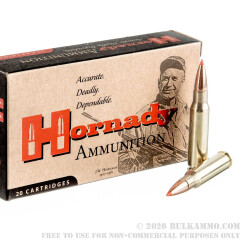 20 Rounds of .308 Win Ammo by Hornady - 150gr SST