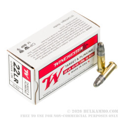 5000 Rounds of .22 LR Ammo by Winchester USA - 40gr LRN