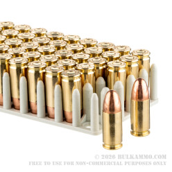 50 Rounds of 9mm Ammo by Prvi Partizan - 158gr FMJ