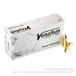 1000 Rounds of 9mm Ammo by Venatum - 115gr FMJ