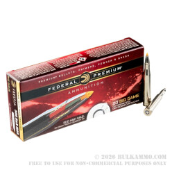 20 Rounds of .300 H&H Mag Ammo by Federal - 180gr Trophy Bonded Tip