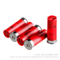 25 Rounds of 12ga Ammo by Estate Game and Target -  #6 shot