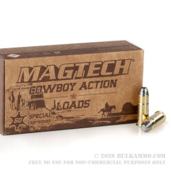 50 Rounds of .44-40 Win Ammo by Magtech - Cowboy Action - 200gr LFN