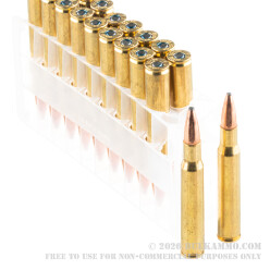 20 Rounds of 30-06 Springfield Ammo by Federal - 180gr Fusion