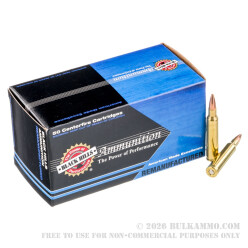 50 Rounds of .223 Ammo by Black Hills re-manufactured Ammunition - 77gr Sierra MatchKing HP