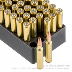 50 Rounds of .223 Ammo by Black Hills re-manufactured Ammunition - 77gr Sierra MatchKing HP