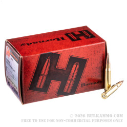500 Rounds of .308 Win Ammo by Hornady Match - 168gr HPBT