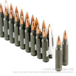 1000 Rounds of .223 Ammo by Tula - 62gr HP