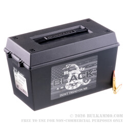 200 Rounds of .300 AAC Blackout Ammo by Hornady BLACK - 110gr V-MAX in Field Box