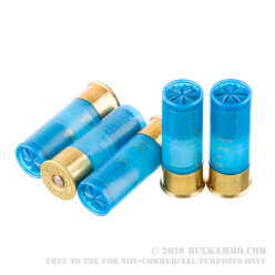 250 Rounds of 12ga Ammo by Fiocchi White Rino - 2-3/4" 1 1/8 ounce #7 1/2 shot