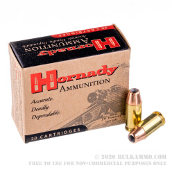 20 Rounds of .45 ACP Ammo by Hornady - 230gr JHP