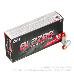 1000 Rounds of .45 ACP Ammo by CCI - 230gr TMJ Cleanfire