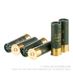 25 Rounds of 12ga Ammo by Fiocchi - 3" 1-1/8 ounce #2 Shot Speed Steel Shot
