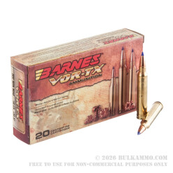 20 Rounds of .300 Win Mag Ammo by Barnes VOR-TX - 190gr Polymer Tipped