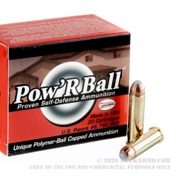 20 Rounds of .357 Mag Ammo by Corbon - 100gr PowR Ball