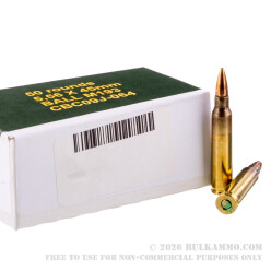 50 Rounds of 5.56x45 Ammo by Magtech/CBC - 55gr FMJBT