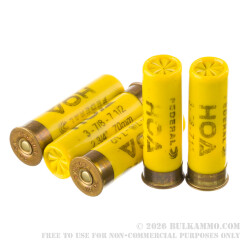 25 Rounds of 20ga Ammo by Federal High Over All - 7/8 ounce #7-1/2 shot