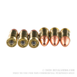 1000 Rounds of 9mm Ammo by Federal Black Pack - 115gr FMJ
