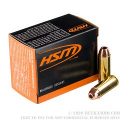 20 Rounds of .50 AE Ammo by HSM - 300gr JHP