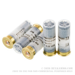 250 Rounds of 12ga Ammo by Fiocchi - 1-1/8 ounce #7 1/2 shot
