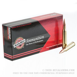 20 Rounds of .338 Lapua Ammo by Black Hills Ammunition - 250gr MatchKing HPBT