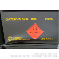 1 Surplus 50 Cal Ammo Can - Green - Used & Beat Up
