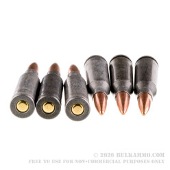 20 Rounds of 5.45x39mm Ammo by Tula - 60gr FMJ